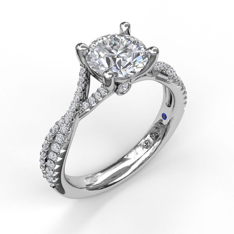 Twist Diamond Engagement Ring
Style # S3479